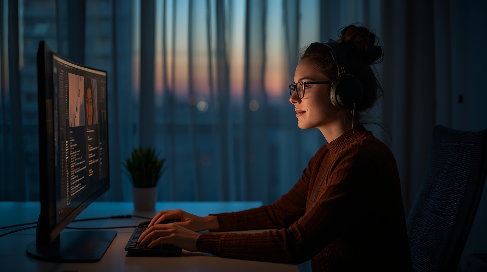 Ejemplo de imagen generada con IA para software de gestión de proyectos