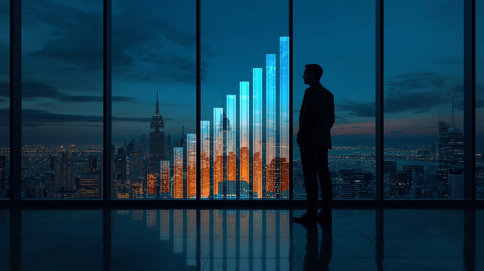 Ejemplo de imagen generada con IA para consultoría financiera